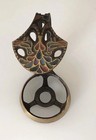 Vintage Enameled Brass Holder Israel