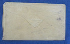 Ca1850 Hoosick Falls New York Cancel Stampless Cover 5c Blue Ink