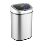 Nine Stars Automatic Trash Can  21 Gallon Stainless Steel  Motion Sensor Hands