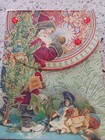 Punch Studio Magnetic Closure Note Pad  Wishing You Christmas Cheer  Santa  3x4