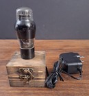 Old Antique Vintage Radio Tube Lighted- Novelty Night Light   Led Desk Lamp