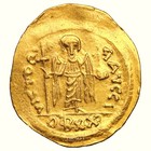 Coin Byzantine - Maurice Tiberius - 20 Siliquae - Gold Solidus - Constantinople