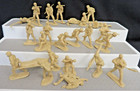Classic Toy Soldiers Wwii German Assault  Medical  Artillery Figure Set 54mm Tan