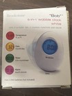 Brookstone  bob  5-in-1 Wobble Oval Egg Clock White New In Box