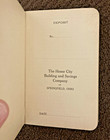 Vintage The Home City Building And Savings Company Springfield Oh Savings Reg 