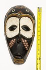 Hand Carved Wood Tribal Style Mask 13    African Inspired Wall Art Decor