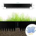 Metal Landscape Edging 8 0  H X 40  L Garden Edging Border Steel Edging For Yard
