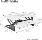 Standing Desk Converter  Adjustable Height With Electric Button Adjustment