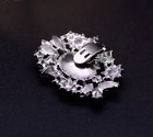 Set Of Two- Wedding Bridal Crystal Decorative Buckle Removable Shoe Clips