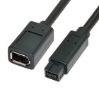 Ieee 1394 6pin Female 1394a To 1394b 9pin Beta Male Firewire 400mbps To 800mbps