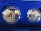 1986 Liberty  2 Coin Set  Original Box And Coa Look Close  Silver  Dollar    77 