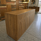 64  Mid-century Modern Tv Stand Walnut Sideboard Buffet Cabinet Media Console