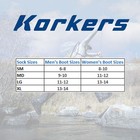 Korkers Unisex I-drain 3 5mm Neoprene Guard Black Wading Socks - All Sizes
