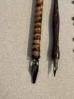 Vintage 2 Dip Pens 11 Calligraphy Nibs Writing  Drawing Lettering Used
