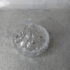 Hershey s Kiss Clear Crystal Cut Glass Candy Dish Bowl With Lid