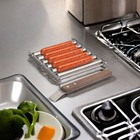 Hot Dog Roller Stainless Steel Sausage Roller Rack bbq Hot Dog Grill Holder