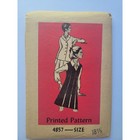 Mail Order 4857 Bust 41  Vtg Sewing Pattern Jumper Or Dress  Blouse    Jacket