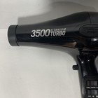 Red Pro Hair Dryer 3500w Turbo Titanium Blow Dryer Black