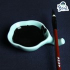 Yulart Lotus Leaf Ceramic Paint Palette Brush Rest Korean Minhwa Calligraphy