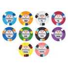 New 600 Phoenix Clay Poker Chips Set With Acrylic Case - Pick Denominations 