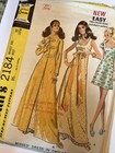Mccalls 2184 Evening Maxi Coat High Neck And A-line Dart Fitted Dress Bust 32 5