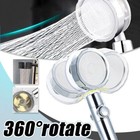 High Pressure Turbo Shower Head 360   Rotated Powerful Water Saving Hand Spray