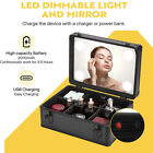 Professional 4 In 1 Makeup Train Case Rolling Cosmetic Trolley Beauty Travel Box