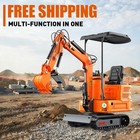 1 Ton Mini Excavator Pilot Control B s Gasoline W  Attachments Us For Sale