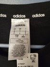 Adidas Mens Lightweight Fleece Crew Neck Logo Stripes Black Large Nwt