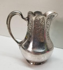 Vintage Ornate Silverplate Creamer Pitcher Marked  23 3615 P 