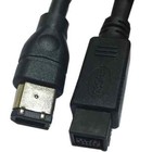 2m Firewire 9pin 800 To 400 To 6 Pin Male Cable Ieee1394b Pc Mac Camcorder