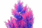 Aquarium Fish Tank Decoration Ornament Artificial Plastic Plant 15 5  Pink
