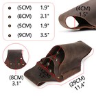 Tourbon Leather Felling Wedge Belt Pouch Logging Tools Carry Loggers Woodsmen Us