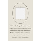 Hotel Quality Cotton Duvet Cover 2 Pillowcases Enzyme Washed Softened Bedding