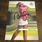 2012 Sp Authentic Golf Card Natalie Gulbis Signed Autograph Lpga