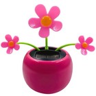 Solar Dancing Toy Solar Powered Swinging Dancing Flower Car Dashboard Ornament