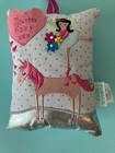 Tooth Fairy Pillow With Pocket For Kids - Floss   Rock - Unicorn Pink Flowers
