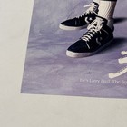 Larry Bird 1987 Converse  three Letter Man - Mvp   Boston Celtics Poster 