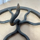 Antique 1880s Singer Treadle Sewing Machine Cabinet Base Cast Iron Fly Wheel