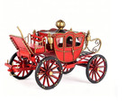 32cm Handmade Antique 1898 Dutch Imperial Spyker Carriage Tin Metal Reproduction