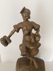 Vintage Blatz Beer Valerie Waitress Statue 1986 20    Advertising Display Statue