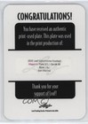 2025 Leaf Optichrome Printing Plate Magenta 1 1 Dan Marino  58 Hof 13u1