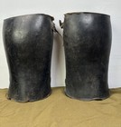 Wwi Era Leather Riding Leggings Gaiters     Nettleton Syracuse Ny Officer