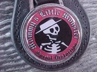 Social Distortion Mommys Little Monster Leather Key Fob Ol Skool Kustom Nos 