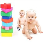 New Promotion Wooden 9 Shapes Puzzle Toy Baby Educational Bricks Colorful Toy