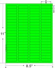 Color Address Labels Laser Ink Jet 80up 80 Labels Per Sheet 1 75x0 5