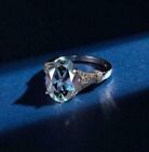 2 7ct Oval Lab Created Alexandrite Women s Engagement 14k White Gold Finish Ring