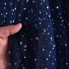54 Inch X 8 Yards Glitter Tulle Fabric Rolls Laser Stars And Moon Tulle Rolls Fo