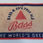 Vintage 90s Bass Pale Ale And Carlsberg Beer Pub bar Towels Collectible