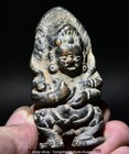 2 6  Old Tibet Buddhism Bronze Mahakala Wrathful Deity Buddha Pendant Amulet